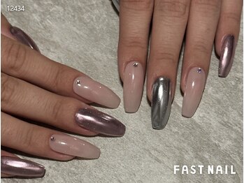 ファストネイル 本厚木駅前店(FAST NAIL)/*期間限定*大人っぽミラーネイル