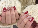 バレンタインネイル(staff:mai)