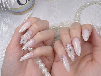 メロディービューティーサロン(Melody)/白ネイル