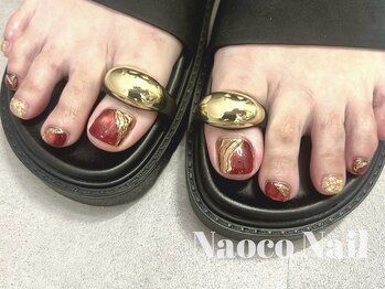 ナオコネイル(Naoco Nail)/フット*夏*ニュアンスネイル