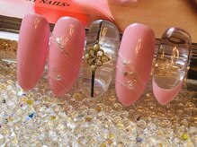 ビューティーエステ ケイトアンドハニー(Beauty Esthe Kate&Honey)/デザインネイルアート4本¥9000