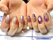 ティーエス ネイル ガーデン(T.S Nail Garden)/マグネット＆ニュアンスデザイン