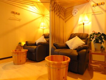 木子堂/足湯付き専用足ツボチェア完備♪