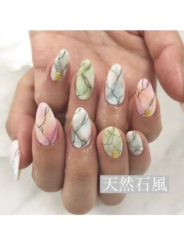 イフネイル(if nail)/◇天然石風◇