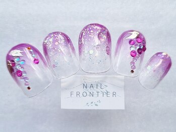 ネイルフロンティア 吉祥寺(NAIL FRONTIER)/ぶどうグラデネイル8980円~