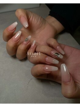 アソート 神戸元町(Assort)/グラデーションコース+パーツ代