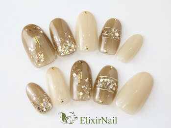 エリクサーネイル 神田(Elixir Nail)/シンプル / クーポン使用