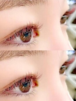 グランシュ クアトロ ひたちなか店(GranCieux×QUATRO)/カラーエクステ×モーブピンク　