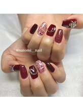 エムネイル ブランチ(Mネイル branch)/satomi担当:ツイード冬ネイル