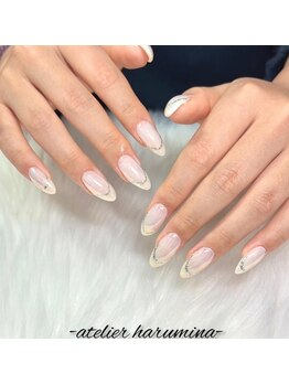 流行りのホワイトオーロラミラー