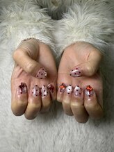 ハチニーキューネイルアトリエ(829 Nail Atelier)/クリスマスデザイン♪