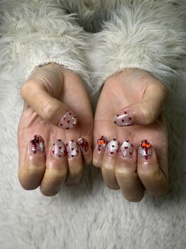 ハチニーキューネイルアトリエ(829 Nail Atelier)/クリスマスデザイン♪