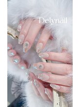 デリーネイル(Dely_nail)/透明感あふれるワンホンネイル