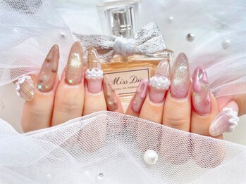 ティティポム(TiTi pomme)/持ち込みバレンタインネイル*