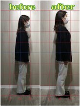 ひつじ整体院 東大宮院/姿勢写真を撮り変化を実感◎