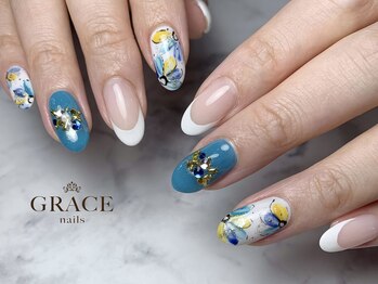 グレース ネイルズ(GRACE nails)/お花ネイル