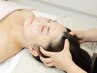 【ガチガチ肩コリ/眼精疲労に◎】首肩オイルリンパ+炭酸ヘッドスパ　40分