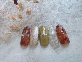 定額 べっ甲ネイル
