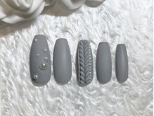 レイヴンエーアール(Raven.AR)/冬ネイル/ニット/パール