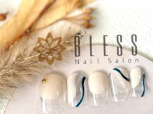 ネイルアンドアイラッシュサロン ブレス 長町南駅店(BLESS)/個性派フレンチ
