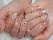 ネイルルームスリー(nailloomno.3)/春先取りお花ネイル