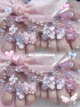 ノーリミットオオサカ 心斎橋(NOLIMIT.OSAKA)/持ち込み/長さだし/つけ放題