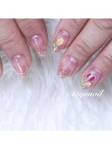 たゆ ネイル(たゆnail)/パラジェル・チューリップネイル