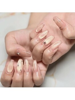 アールネイル(R.nail)の写真/｜newopen｜マグネットジェル多数！フィルイン施術で爪に優しく丁寧ケアでモチ◎＜山科/小野駅徒歩5分＞