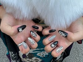 キラキラトカゲネイル【成人式】