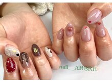 アルブル(ARBRE)/VALENTINE NAIL &nbsp;&nbsp;¥7000