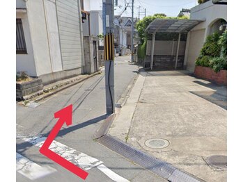 メゾン ミニョンヌ(maison mignonne)/6,サロンまでのご案内