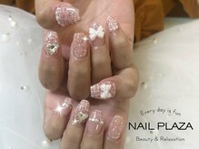 ネイルプラザ 河原町OPA店(NAIL PLAZA)/ツイードネイル