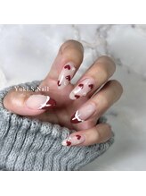ユキ エス ネイル(Yuki.S.Nail)/ジェルネイル フレンチサンタ