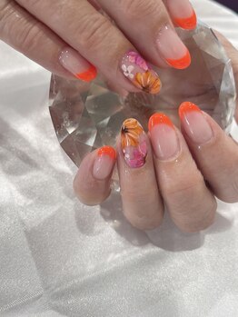 アマランス(Amarans)/手書きお花アート