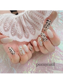 ポミーネイル 新宿西口店(pomy nail)/レオパードネイル