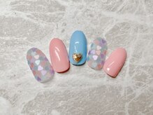 ジュアール(JuAR)/たっぷりハートネイル