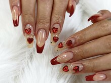 マハナ(mahana)/バレンタインネイル