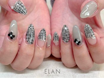 エラン メグロ(ELAN Meguro)/ブラック×ツイード