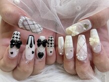 アリーズ(Allies)/千鳥柄ネイル