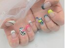 カジュアルネオンネイル