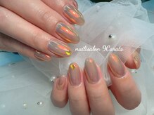 ナインカラット 神田店(9 Carats)/ミラー・オーロラネイル