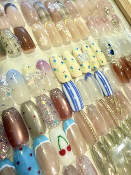 nail&eyelash Luxia【ルクシア】下北沢店【7/3OPEN（予定）】の写真/個性派ニュアンスからトレンドデザインまで多数ご用意☆圧倒的センスのこだわりアートで可愛い指先に♪
