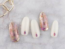 カラフルホイルネイル