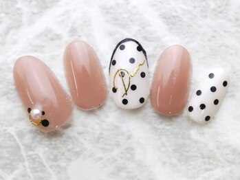 ネイルサロン タイムズスクエア 梅田店(Nail Salon Times Square)/オフィスピンク×ドットネイル