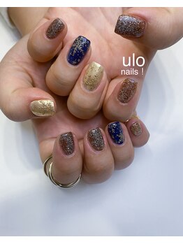 ウロネイルズ(ulo nails)/雪の結晶 お客様のネイル!