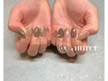 アティレ(attirer)/Brown×Gold