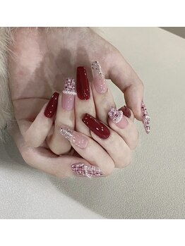 バイムーンサロン(By Moon Salon)/新年ボルドー色