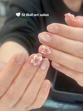 エスティネイルアートサロン(St.Nail Art Salon)/押し花ネイル