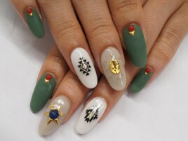 ネイティブ柄スカルプ11154円