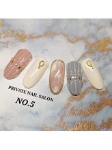 ナンバーファイブ(N°5)/プリーツネイル☆